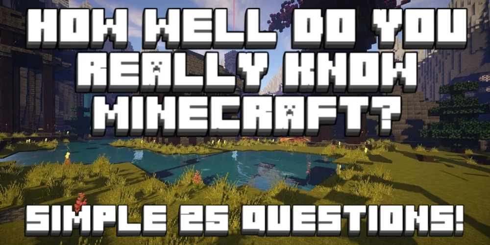 How Well Do You Really Know Minecraft? Simple 25 Questions!